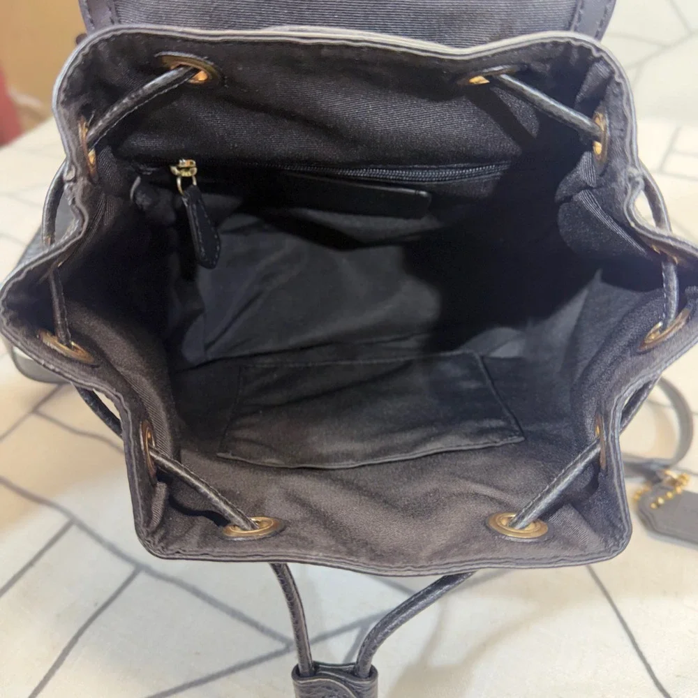 Coach pebbled leather